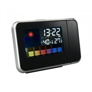 Ceas LED cu calendar FOXMAG24®, alarma, ecran color