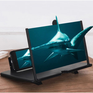 Ecran marire Imagine 3D FOXMAG24® 12 Inch, cu suport de telefon