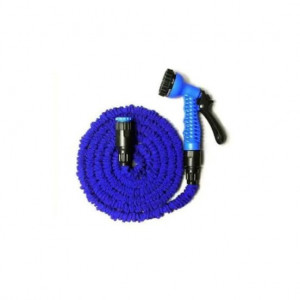 Furtun extensibil FOXMAG24 din latex pentru gradina cu pistol de udat, lungime 60 m
