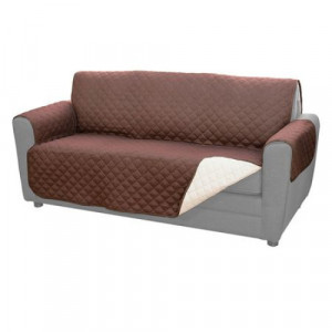 Husa dubla protectie canapea FOXMAG24, 130 x 170, maro