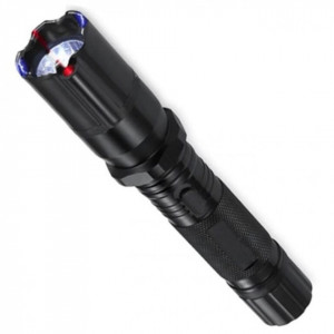 Lanterna cu Electrosoc si Laser FOXMAG24®, Carcasa din Aluminiu, Acumulator Incorporat, Negru
