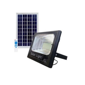 Proiector LED FOXMAG24, Putere de 30W, Panou Solar inclus, 3150 Lumeni, IP67, Iluminare pe 140 de grade, Culoare Negru