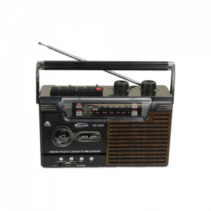 Radiocasetofon Cu USB FOXMAG24®, FM , AM , Acumulator Integrat
