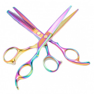 Set foarfece de tuns si filat pentru frizerie FOXMAG24®, salon, marime 6