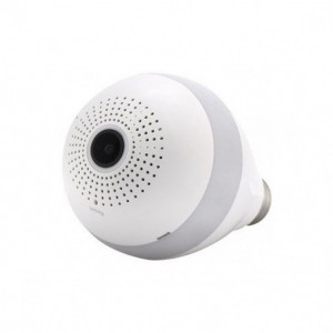 Bec cu camera Spion FOXMAG24® - SpyCam, Wi-Fi, senzor de miscare, unghi 360 grade
