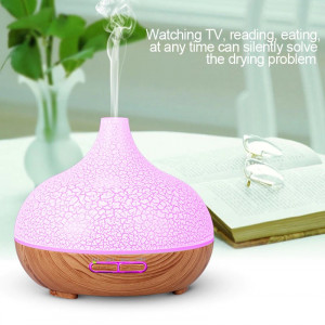 Difuzor Uleiuri Esentiale FOXMAG24®, 550 ml, Ultrasonic, Umidificator, Aromatherapy 3D Bamboo, 7 culori