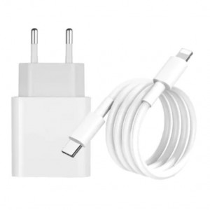 Incarcator FOXMAG24®, adaptor tip C to Lightning, Alb