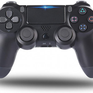 Joystick PS4 DualShock Wireless , compatibil cu PS4/PS4 Slim/PS4 Pro , negru