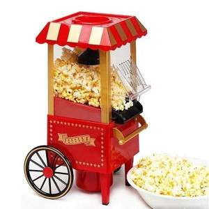 Masina retro de facut floricele Popcorn, temperatura de lucru 60°C - 200°C, putere 1500 W