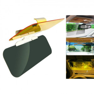 Parasolar Auto cu Ecran Dublu FOXMAG24®, Visor HD pentru Condus pe Timp de Zi si Noapte
