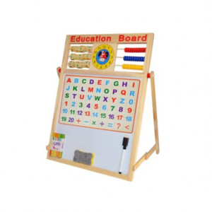 Tabla magnetica FOXMAG24 cu 2 fete, educationala, de scris si desenat pentru copii