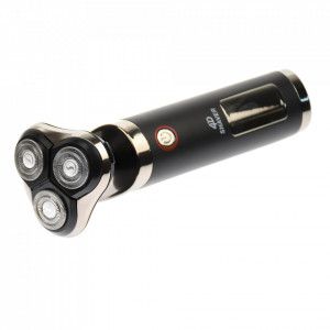 Aparat electric de ras FOXMAG24® PROFESIONAL 4D, reincarcabil, afisaj digital LCD, 3 capete independente,