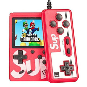 Consola SUP Game cu 400 jocuri, ecran de 3.0", cablu AV, Micro-USB, multiplayer jocurile copilariei, FOXMAG24®