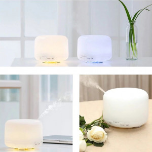 Difuzor Uleiuri Esentiale FOXMAG24®, 500 ml, Ultrasonic, Umidificator, Aromatherapy Lamp, 7 culori, Telecomanda