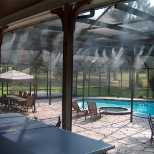 Kit pentru racire terasa cu vapori de apa prin pulverizare Patio Mistcooling-FOXMAG24®
