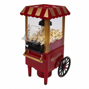 Masina retro de facut floricele Popcorn, temperatura de lucru 60°C - 200°C, putere 1500 W