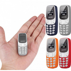 MINI TELEFON DUAL SIM CU RADIO FM SI BLUETOOTH , GRI