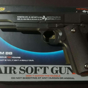 Pistol Airsoft Desert Eagle Metalic Foxmag24, K32 + 400 bile