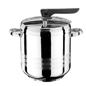 Oala Sub Presiune FOXMAG24, Capacitate 7L, Fund Triplustratificat, Calitate 18/10, Forma Rotunda, Capac Inox, Material Inox, Argintiu