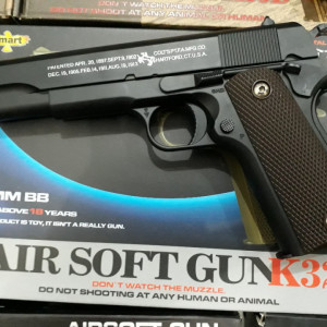 Pistol Airsoft Desert Eagle Metalic Foxmag24, K32 + 400 bile