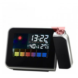 Ceas LED cu calendar FOXMAG24®, alarma, ecran color