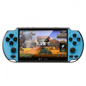 Consola GamePlayer FOXMAG24® X7 Plus, 8 GB, 1000 de jocuri instalate, Negru