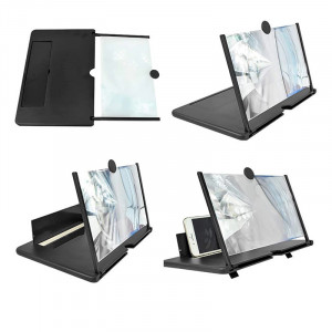 Ecran marire Imagine 3D FOXMAG24® 12 Inch, cu suport de telefon