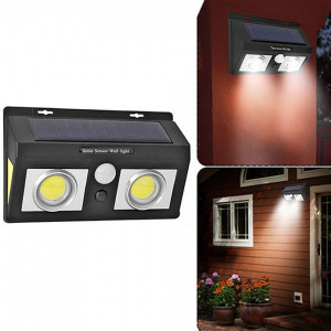 Lampa LED solara cu senzor de miscare , 61 Led-uri, FOXMAG24®
