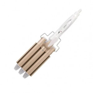 Ondulator ceramic FOXMAG24 cu trei elementi ceramice, incalzire 28 secunde, alb/auriu