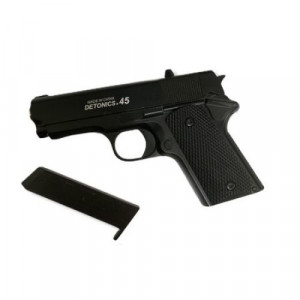 Pistol Metalic Airsoft Gun Foxmag24®, S1, 6mm + 400 bile