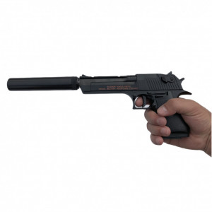 Pistol Airsoft Gun Metalic, Foxmag24, C20+ 6mm, +400 bile