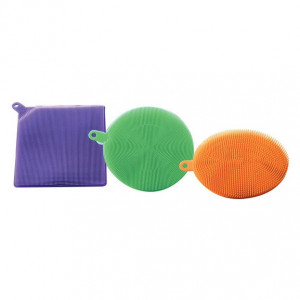 Set 3 bureti de vase FOXMAG24® din silicon Better Sponge special realizati pentru o utilizare indelungata
