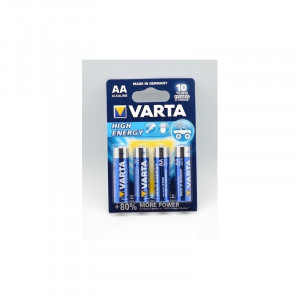 Baterii Alkaline Varta High-Energy R6 AA , 4buc/set
