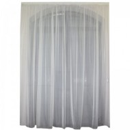Perdea 300 x 245 cm,voal simplu cu rejansa,culoare crem
