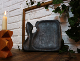 Farfurie - negru 25 cm