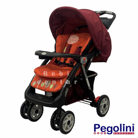 Pegolini kolica P3 crvena