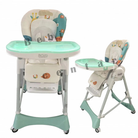 Jungle hranilica Teddy Turquoise Giraffe