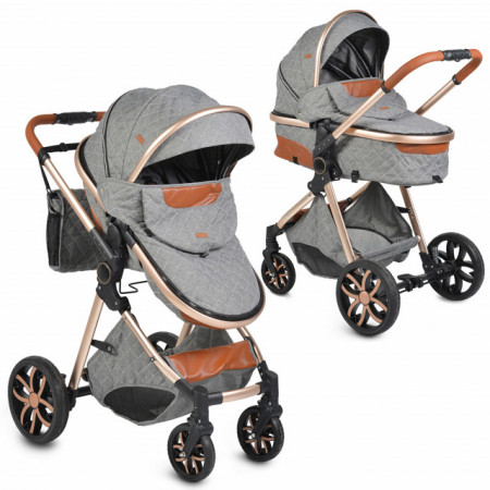 MONI Kolica za decu Alma Dark Grey