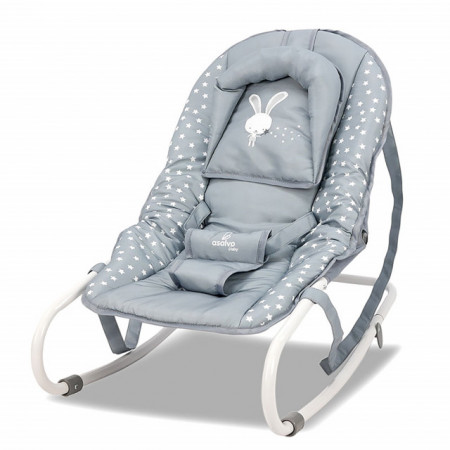 Asalvo Ljuljaška za bebe Baby Rabbit Grey ASA-19738