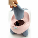 BabyJem noša Potty Pink Grey