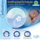 Infantino Muzička noćna lampa sa zvezdanim projektorom za krevetac Blue