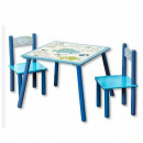 Kesper Dečiji sto sa 2 stolice plava