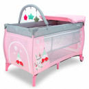Asalvo Prenosivi krevetac za decu Complet Rabbit Tippie Pink 2 nivoa