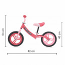 Bicikl Balance Bike Fortuna Light & Dark Pink