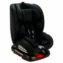 Asalvo Auto sedište Austen Isofix 0-36kg Black Silver Logo