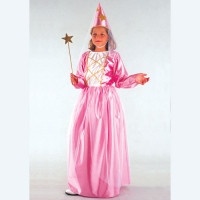 Rochita lunga roz pentru costum printesa de 11-14 ani