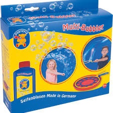 Jucarie baloane de sapun cu 2 inele 18 cm si 250ml solutie baloane de sapun Pustefix