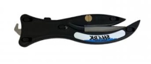 Cutter profesional cu carlig retractabil si lama fixa de 9mm Shark