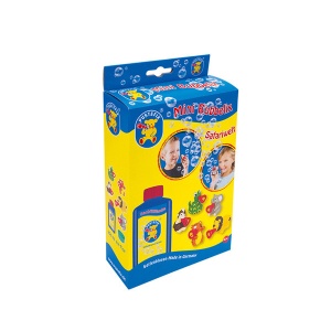 Set baloane de sapun Pustefix - Mini Bubbelix- 5 figurine animale din jungla