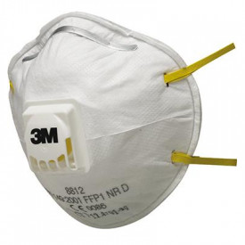 3M Set 10 Masca protectie respiratorie 8812, cu supapa de expirare 8812, FFP1 NR D